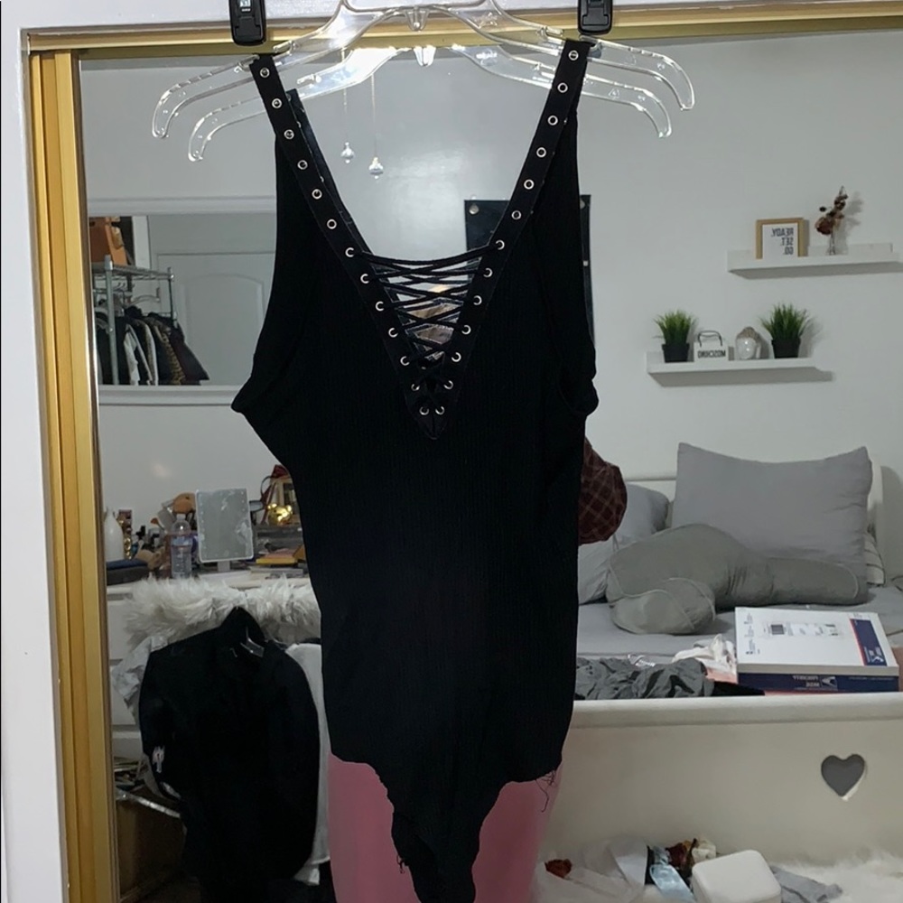 Emma & Sam lace up bodysuit